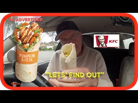 KFC Pumpkin and Feta Twister | Taste Test