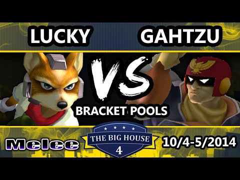 The Big House 4 - Gahtzu (Captain Falcon) Vs. Lucky (Fox) - Pools Round 2 - SSBM