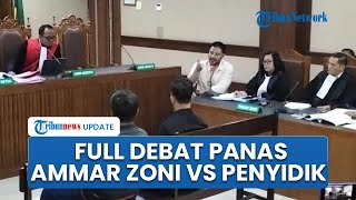 Full Debat Panas Ammar Zoni vs Penyidik, Saling Cecar soal Dugaan Pemukulan dan Setrum di Rutan