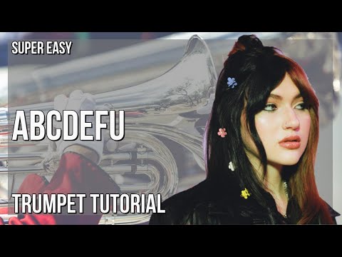 SUPER EASY: How to play abcdefu  by GAYLE on Trumpet (Tutorial)