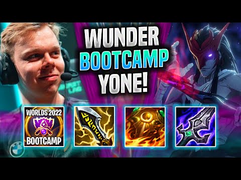 WUNDER IS READY TO PLAY YONE IN NA BOOTCAMP! - FNC Wunder Plays Yone Top vs Skarner! | Season 2022