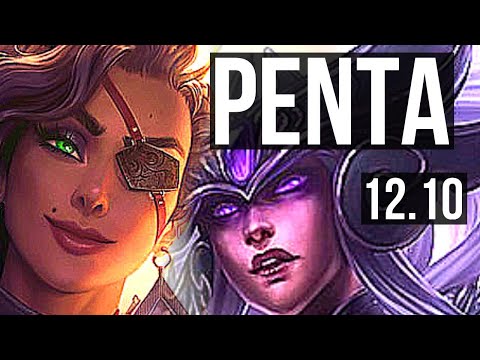 SAMIRA & Rakan vs SYNDRA & Senna (ADC) | Penta, 68% winrate, 17/3/11, Legendary | EUW Master | 12.10
