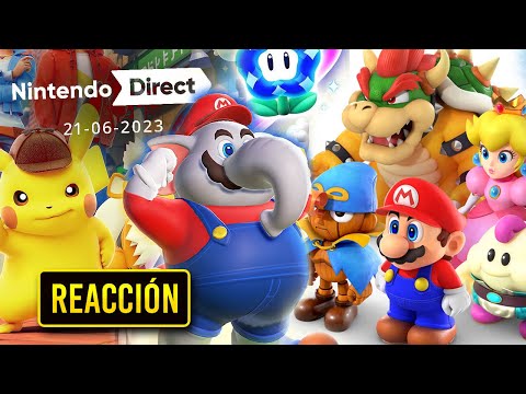 AAAAHH! REMAKE de SUPER MARIO RPG y Mi REACCIÓN a SUPER MARIO WONDER en el NINTENDO DIRECT