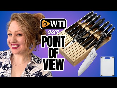 16Pcs Kitchen Knife Set With Block - WTI product video review