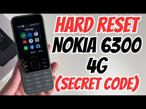 How to Hard Reset Nokia 6300 4G Secret Code