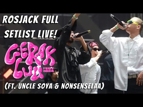 Rosjack (Seram Sejuk, Pop, My Brother, Digital Rich, Kejar Waktu) Live @ Gerak Luu Fest 2024