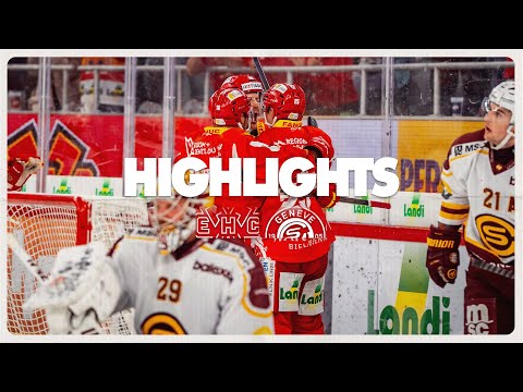 EHC Biel-Bienne vs. Genève-Servette HC 8:0 - Game Highlights
