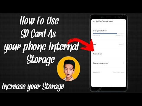 How to use SD card as Internal             Memory in android | internal storage kaise badhaye