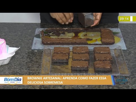 Aprenda como fazer brownies artesanais 08 09 2021