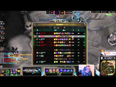 Bjergsen killed by Caitlyn bug! (DuoQ with Hai)