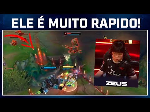 T1 Zeus mostra o ''E'' INVISIVEL da Irelia
