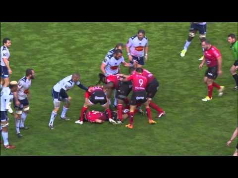 TOP 14 - Toulon-Agen: 53-23 - Essai Delon Armitage (TLN) - J10 - Saison 2014/2015