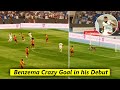 Karim Benzema crazy long range goal on his debut in Al ittihad