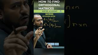 Concept of Orthogonal Matrices