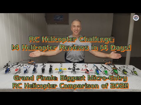 14 RC Helicopters Reviews in 14 Days - Biggest Beginner RC Helicopter Comparison of 2021!