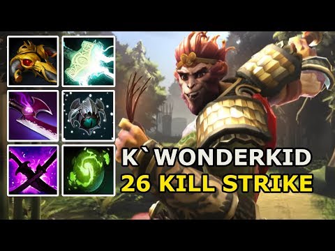 k`wonderkid MK 26 KILL Strike in New Patch 7.20 | OSFrog Dota 2 Highlights