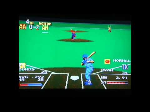 Sports Talk Baseball - Sega Genesis - All Star Custom Line Up