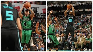 Isaiah Thomas (32 Pts) and Kemba Walker (23 Pts) Clash in Charlotte | April 8, 2017