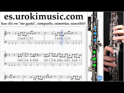 Tutorial de Oboe Childish Gambino - Feels Like Summer Clases Notas um-i927