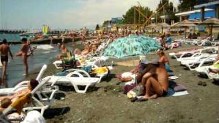 preview picture of video 'Адлер - Городской пляж 2.08.09 (ADLER)'