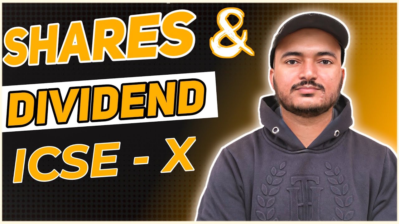 Shares and Dividend  | Class 10th Math chapter 3 one shot video | R.S.Aggarwal Math | ICSE MATH