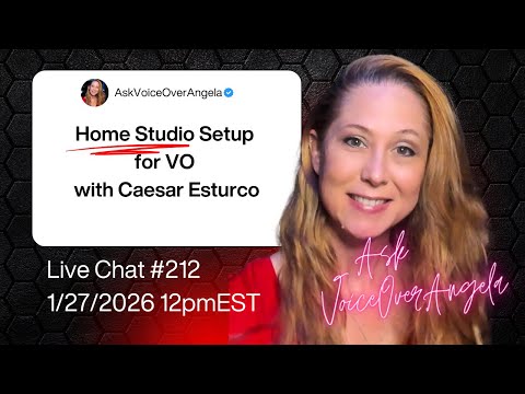 Home Studio Setup  for VO  with Caesar Esturco