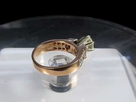 Estate Diamond Engagement Ring 1CT  Round Cut Center 1.84CTW 14K Rose Gold ViDeO