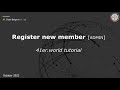 41er World Register New Member Admin