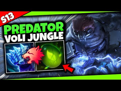 VOLIBEAR WITH PREDATOR IS A BEAST JUNGLER👌| Season 13 Predator Volibear How To Jungle
