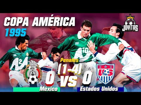 La MALDICIÓN de los PENALES | México vs Estados Unidos - Cuartos de final | Copa América 1995