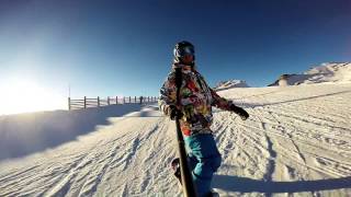 preview picture of video 'Orcières 2015 snowboarding and skiing Gopro3+'