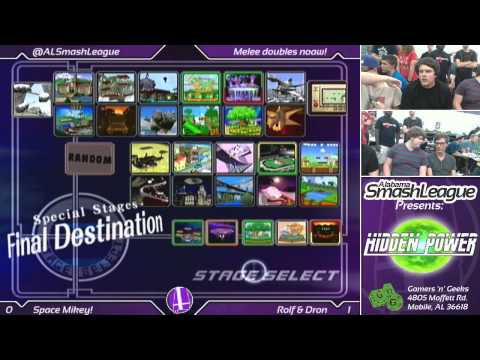Hidden Power (July 2015) - Rolf + Dron (Blue) vs. Dandy + Mikeyy (Red) - Melee