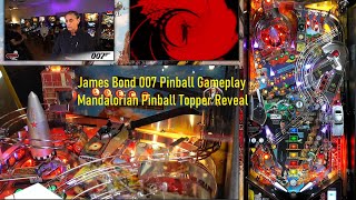 James Bond 007 Pinball Gameplay & Mandalorian Pinball Topper Reveal reaction