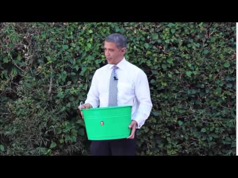 President Barack Obama Accept the ALS Ice Bucket Challenge :D