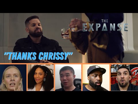 Reactors' Reaction to AMOS Meeting CHRISJEN AVASARALA on Luna in The Expanse S05E01 Exodus