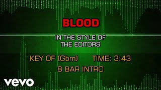 Editors - Blood (Karaoke)