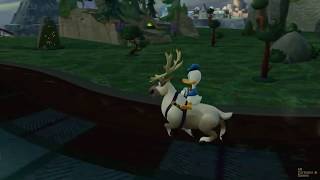 Donald Ducks Rides Sven with Kids Songs Camptown Races and BINGO was his Name O