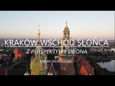 Drone View Poland | Cracow Sunrise | Kraków Wschód Słońca