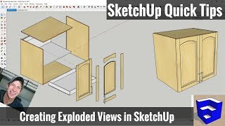 Creating an Exploded Model View in SketchUp - SketchUp Quick Tips