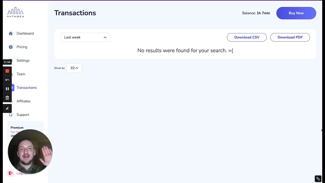 Rythmex Speech to Text Tool Walkthrough