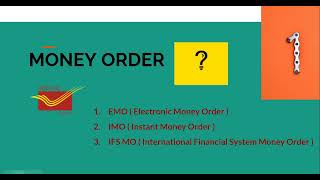 Money Order - EMO (Electronic Money Order) - Detailed Overview - #EMO #maxlimit5Kpermoneyorder