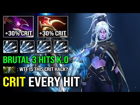 CRIT ALL DAY +60% Crit Rate Silver Edge Daedalus Pro Drow Ranger 3 Hits Deleted Dota 2