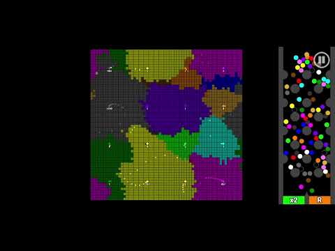 Multiply or release, but CHAOS mode. #7. #ball #marble #towers #battles. 2 new colors!