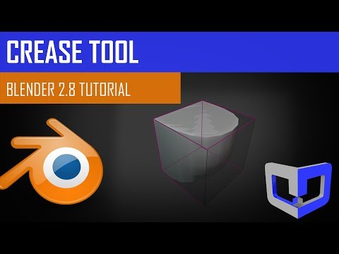Switching From Maya to Blender 2.8 - Crease Tool