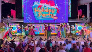 Mickey & Minnie’s Holiday Party FULL Show (4K 60 FPS) | Disney Dream | Disney Cruise Line 2025