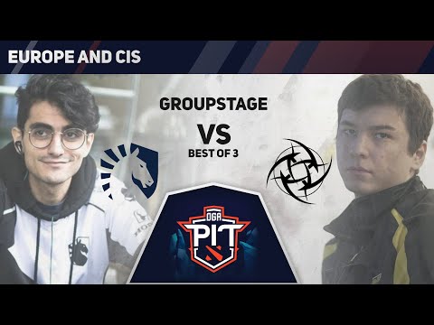 Ninjas in Pyjamas vs Team Liquid Game 3 (BO3) | OGA PIT Dota2 Online EU & CIS Groupstage
