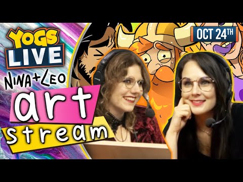 MASTERPIECE MEMES! - The Art Stream w/ Nina-Serena & Leo! - 24/10/19