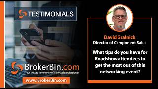 BrokerBin Roadshow Testimonial - Electronics Value Recovery