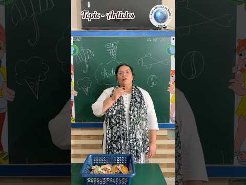 Under the guidance of Tr. Seema our Grade 1st students explored the concept of Articles “A” and “An”
