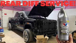 How To Service The Rear Differential On A 2021-2024 Duramax! (WITH NO DRIAN PLUG!!!)